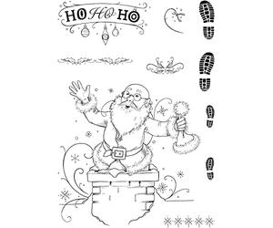 Pink Ink Designs Just Be-Claus-Clear Stamp, A5
