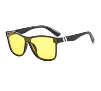 Pink Iridescent Sport Sunglasses, Translucent Red Frame UV400 | Sporty Wrap-Around Style, Translucent Red Front & Black Temples with Pink Stripes, UV400 Iridescent Lenses