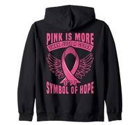 Pink is More than Just a Color it’s a Symbol of Hope Zip Hoodie
