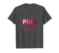 Pink is My Power: Empowering Feminine Energy Statement T-Shirt, Men, Dark Heather Grey, 5XL