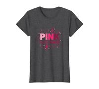 Pink is My Power: Empowering Feminine Energy Statement T-Shirt, Women, Dark Heather Grey, XS