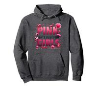Pink Isn't Just For Girls Pink Boys Dinosaur Soccer Fun Pullover Hoodie, Adult Unisex, Dark Heather Grey, XL