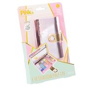 Pink It Eyeshadow Palette, 1 Case with 24 Eyeshadows and 2 Applicators for Girls from 5 Years