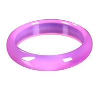 Pink Jade Bangle Bracelet for Women Ice Hibiscus Agate Bangle Chalcedony Jewelry with Certificate Gift for Mom (Size : 64mm)