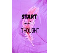 Pink Journal With Lines.: Start wtih a thought!