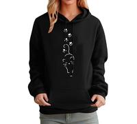 Pink Kawaii Hoodie with Cat Ears Teens Japanese Cute Anime Cartoon Graphic Purple Wine Hooded Sweatshirt Fleece Pullover Tops Cream Blue Yellow Beige Medium Plus Size Fashion Tops XXL 3XL 4XL 5XL