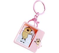 (Pink) Keychains For Backpack - Fun Bag Pendant Capybara Plush Keychain,Capybara Pendant, Funny Keychain for Keys, Bag Or Backpack, Friends, Family Or