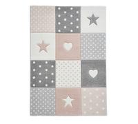 Pink Kids Modern Easy To Clean Graphics Pictorial Rug For Dining Room-80Cm X 150Cm