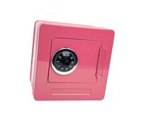 Pink Kids Piggy Bank With Rotating Code Lock Modern For Financial