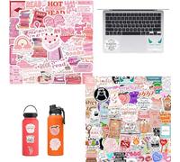 Pink Kindle Stickers - 240pcs Book Stickers Aesthetic Bookish Sticker Cute Holographic Sticker for Laptop Scrapbook Journal Water Bottles Travel Suitcases