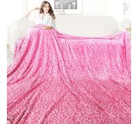 Pink King Blanket Fleece Soft Blanket King Size Plush Throw Blankets for Bed Couch
