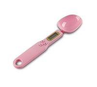 Pink Kitchen Digital Spoon Scale High Precision Weighing Gadget with LCD Screen Display for Measuring Butter, Flour, Cream, Tea, Spices