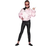 Pink Children's Grease Pink Ladies Jacket - pink jacket grease girls costume fancy dress ladies lady smiffys 50s kids official child