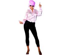 Medium Women's Pink Lady Costume - Grease Pink Lady Jacket Fancy Dress Costume Medium 12-14