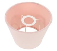 Pink Lampshade Replacement Cloth Drum Shade E27 for Table Lamp | Breathable Fabric, Soft Bedside Glow, Farmhouse Modern Style, Nursery Kitchen Bathroom Use