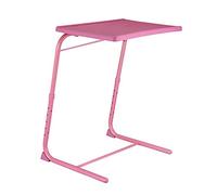 Pink Laptop Desk - Adjustable Folding Bedside Table for Writing Dining & Work Portable Lazy Bed Desk for Bedroom & Home Office Use