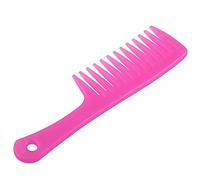 pink Large Hair Detangling Comb, Wide Tooth Comb, for Curly Hair, Long Hair, Wet Hair in all Types.