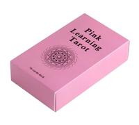 Pink Learning Tarot 78 Pcs Tarot Cards With Keywords Based On Rider Waite System 10.3 * 6cm