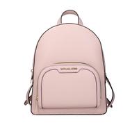 Pink Leather Backpack with Front Logo - female - Michael Kors - Backpacks - Pink - ONE SIZE - Bags ONE SIZE