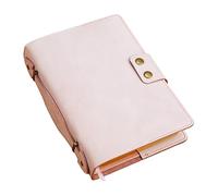 Pink Leather Bible Cover, Vintage Custom Fit Case, Carry Handle & Pen Loop | Waxed Pull-Up Leather, Handmade, Min 19 cm Height, 2.5 cm+ Thickness, Fits KJV NIV ESV NLT, Double-Snap, Church, Bible Study