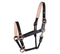 Pink leather headcollar for horses Waldhausen X-Line