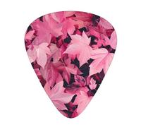 Pink Leaves Camo - Guitar Picks-12 Pack Includes Thin, Medium & Heavy Gauges, Best Gift for Guitar Lovers