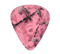 Pink Leaves Camo High-Quality, Wear-Resistant And Tough Guitar Picks Give You A Different Musical Experience