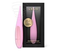 (Pink) LELO DOT Travel Female Petite Clitoral Vibrator, Mini Vibrator With Figure Eight Motion, Discreet Vibrator with 8 Pleasure Settings, Thin Vibrator, Sm