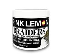 PINK LEMON Braiders - Maximum Hold No Flaking Long Lasting Hold High Shine. For Micro Inter Dread Faux Loc Twist Braid Edge (10 oz)