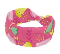 Pink Lemons Pattern Punchy Pastel Fruits Headband for Women, Soft Wide Headbands, Non Slip Workout Hairbands for Yoga Fitness Travel Gym, Hair Accessories