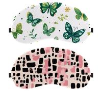 Pink Leopard 2-Pack Light-Blocking Soft Breathable Blindfold Sleeping Masks