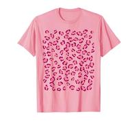 Pink Leopard Cheetah Print Pattern Halloween Pink Cheetahs T-Shirt