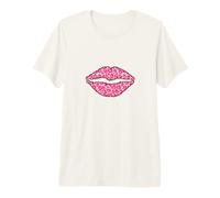 Pink Leopard Lips Premium T-Shirt