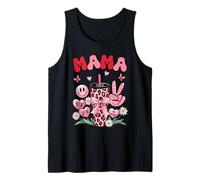 Pink Leopard Mama Shirt Funny Tumbler XOXO Peace Hearts Mom Tank Top