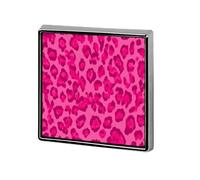Pink Leopard Pattern Unisex Brooches & Pins Square Lightweight Lapel Badge Jewelry for Clothing Shawl Hat