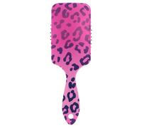 Pink Leopard Print anti static brushes for blow Designed wet dry brush for fine hair with Ergonomic handle cepillo para cabello