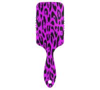 Pink Leopard Print Hair Cushion Comb, Combs Women Anti Static, Comb Healthy Hair, Styling Brush