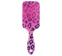 Pink Leopard Print Rose gentle comb for black women Designed head massager scalp for All Hair Types with Ergonomic handle cepillo para cabello rizado