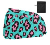 Pink Leopard Print Waterproof Bike Cover with Lock Holes Anti Dust Rain Snow UV Storage Mountain Bike Cover Fits for Most capa para bicicleta