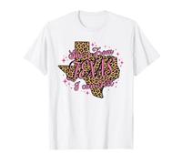 Pink Leopard She's from Texas I Can Tell T-Shirt
