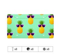 Pink License Plate Frame Fashionable Pineapples With Cool Sunglasses License Plate Car Plate Cover Chevy License Plate Frame