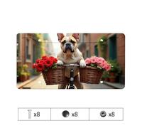 Pink License Plate Frame Floral Basket Ride With The Bulldog License Plate Bronco License Plate Frame Girly License Plate Fra