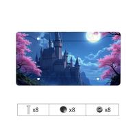 Pink License Plate Frame Mystical Castle Under The Full Moon License Plate Bronco License Plate Frame Girly License Plate Fra