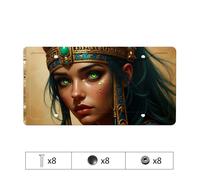 Pink License Plate Frame Queen Of The Nile: A Mysterious Pharaoh'S Tale License Plate Car Plate Cover Chevy License Plate Frame