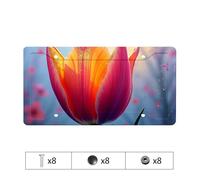 Pink License Plate Frame Radiant Tulip In The Morning Light License Plate Silver License Plate Frame License Plate Frames Bl