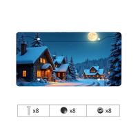 Pink License Plate Frame Winter Night In The Snowy Village License Plate Bronco License Plate Frame Girly License Plate Fra