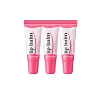 Pink Lightening Balm for Dark Lips, Daily Brightening Cream with Deep Moisturising, Long-Lasting Hydrating Care, Visible Results Rosy Enhancer, Nourishing & Conditioning for Softer Lips (3pc)
