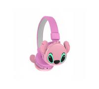 (Pink) Lilo Stitch Bluetooth Headset Cartoon Cute Childrens Headset Stereo Foldable