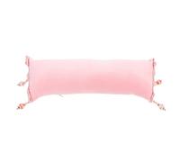 Pink Lint Nail Art Hand Rest Cushion for Manicure Support | Vintage Tassel Pendant Decor, Reduces Wrist Fatigue and Desk Mess, for Home DIY Manicure or Salon Use