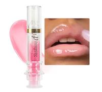Pink Lip Gloss, Moisturizing Tinted Lip Balm, Long Lasting Jelly Lip Gloss Lip Oil, Non-Sticky Nourishing Liquid Lipstick, Plumping Lip Tint Fresh Texture Lip Glaze Makeup Gift